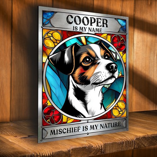 Personalised tri jack russell - tri,