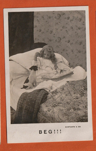 Bamforth real photo postcard - photo,