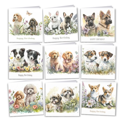Dog greeting cards german - dog,